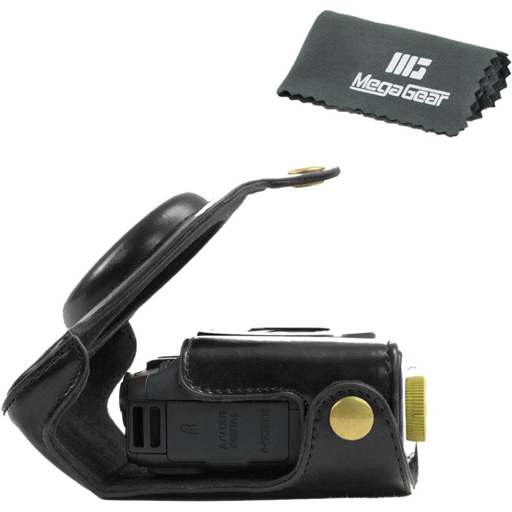 MegaGear PU Leather Camera Case and Strap for Canon PowerShot G16