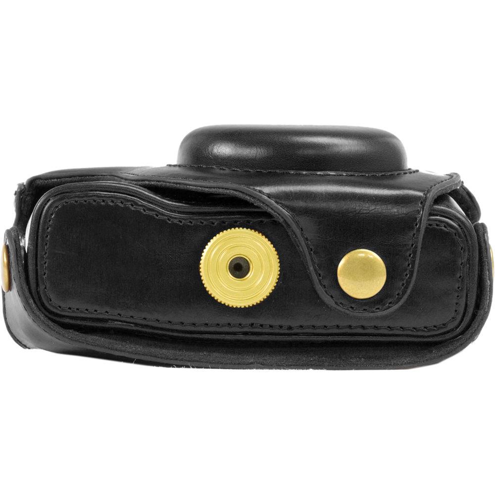 MegaGear PU Leather Camera Case and Strap for Canon PowerShot G16