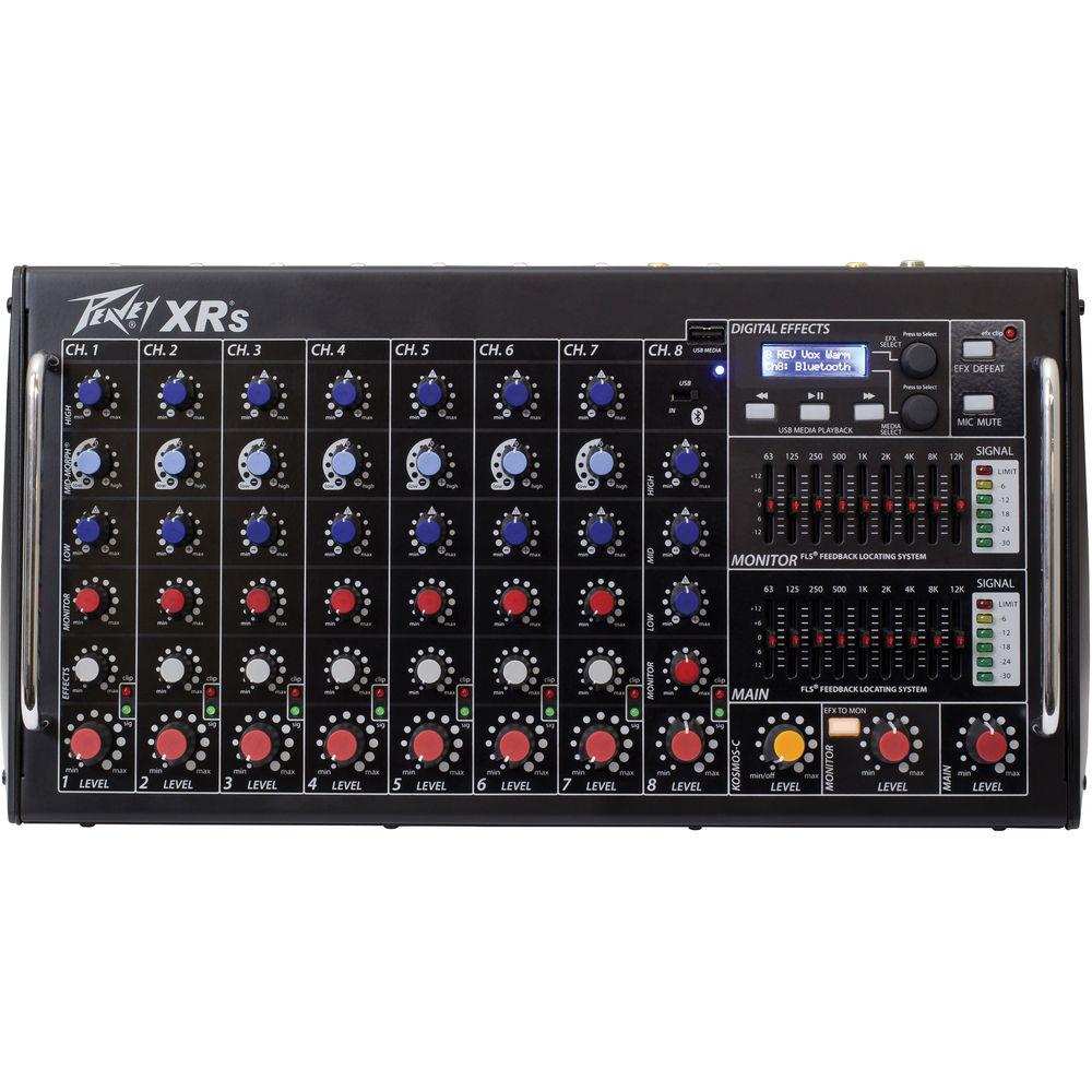 Peavey XR S 8-Channel Powered Mixer with Bluetooth