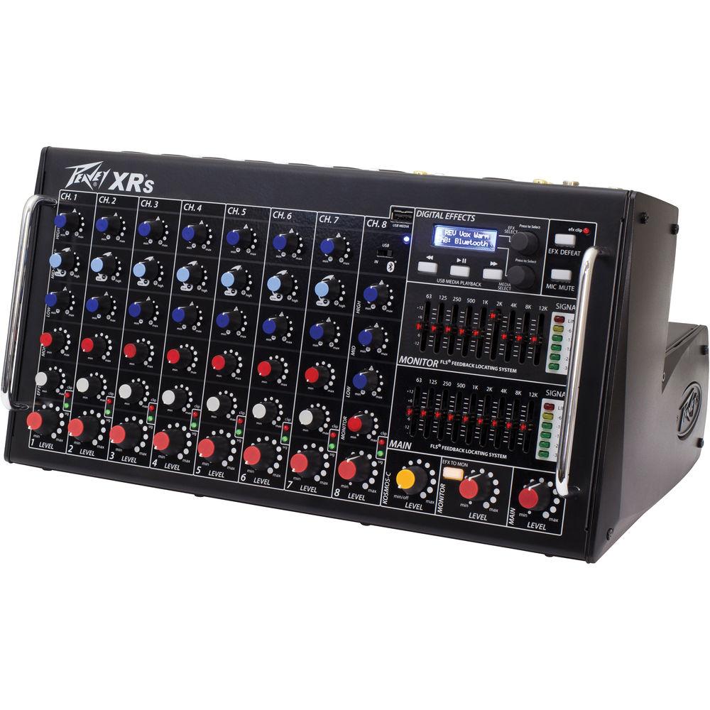 Peavey XR S 8-Channel Powered Mixer with Bluetooth
