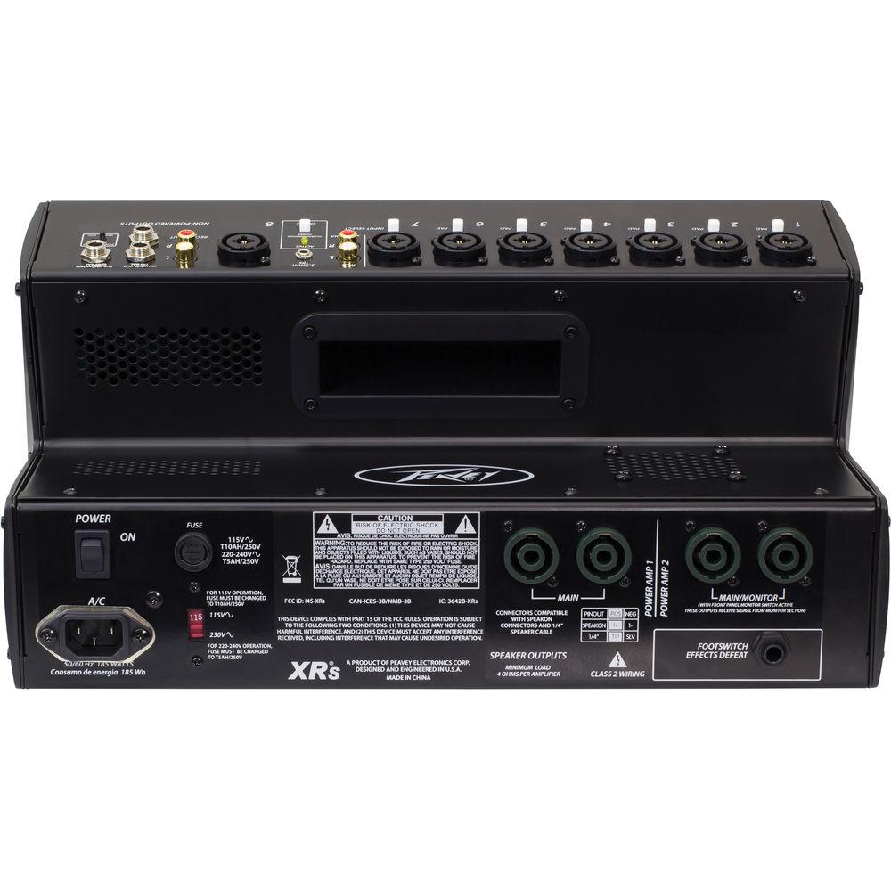 Peavey XR S 8-Channel Powered Mixer with Bluetooth