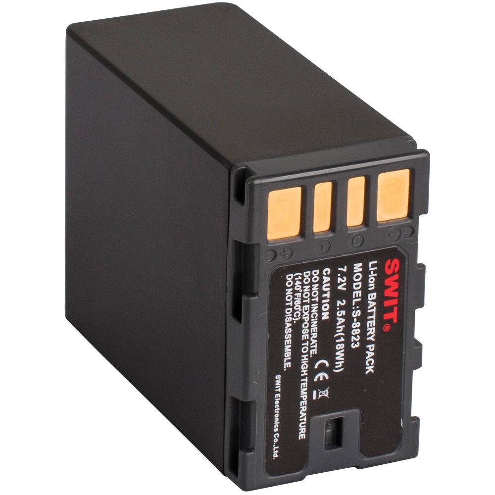 SWIT S-8823 7.2V, 18Wh Replacement Lithium-Ion DV Battery with DC Output for JVC BN-VF823 Battery