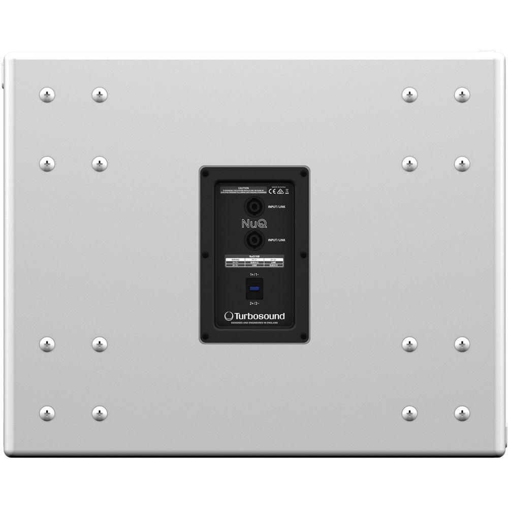 Turbosound NuQ115B-WH 15" Front-Loaded 2000W Subwoofer