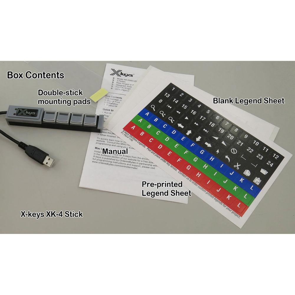 X-keys 4-Key Stick for KVM Control
