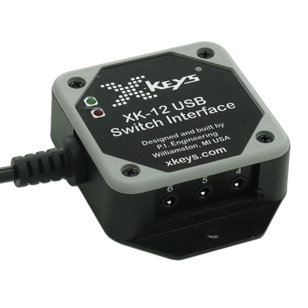 X-keys USB Twelve-Switch Interface with Footswitch Bundle