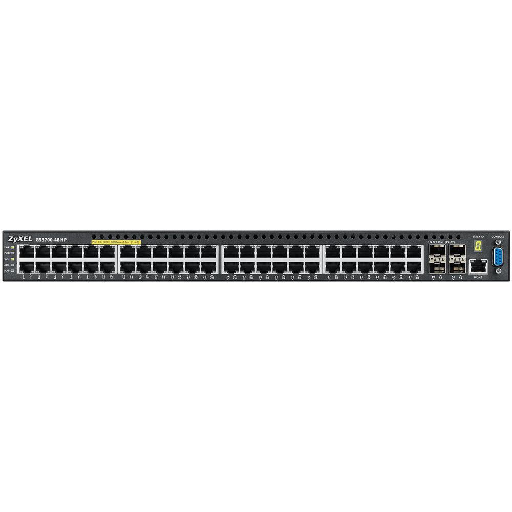 ZyXEL GS3700 Series 48-Port GbE Layer 2 PoE Switcher