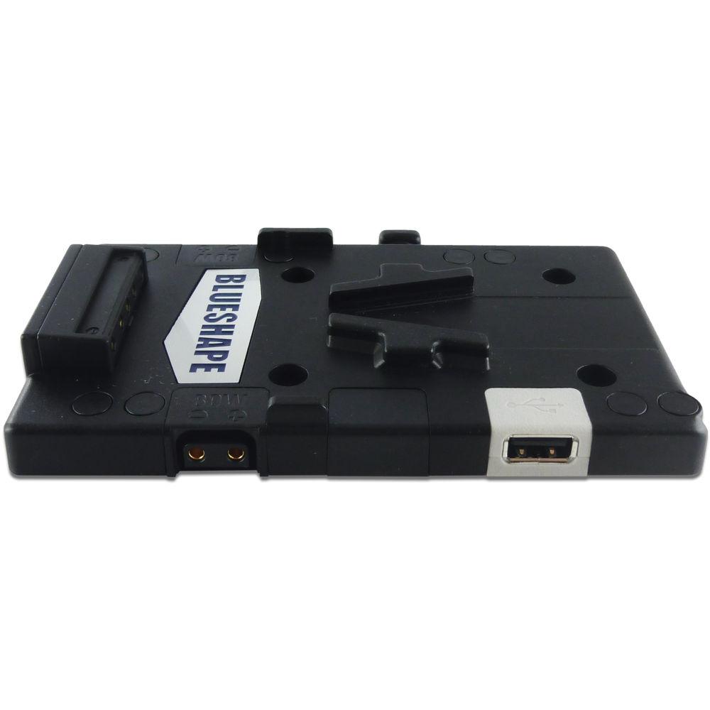 BLUESHAPE MVUSB USB Multi-Power V-Mount Battery Plate