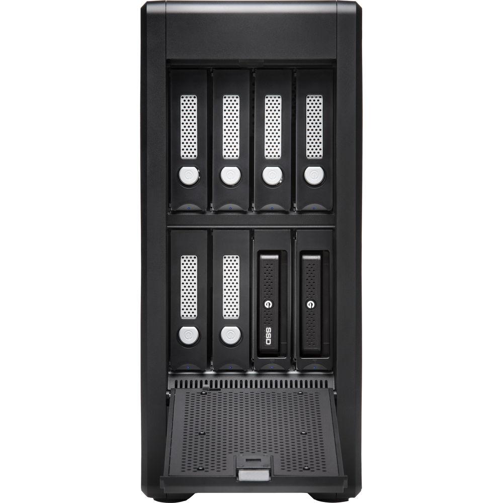 G-Technology G-SPEED Shuttle XL 48TB 8-Bay Thunderbolt 2 RAID Array with Two ev Bay Adapters