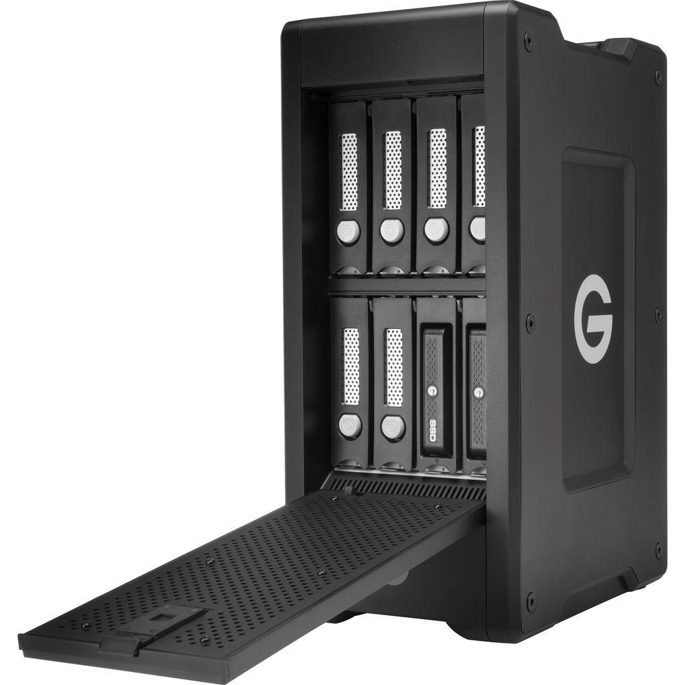 G-Technology G-SPEED Shuttle XL 48TB 8-Bay Thunderbolt 2 RAID Array with Two ev Bay Adapters
