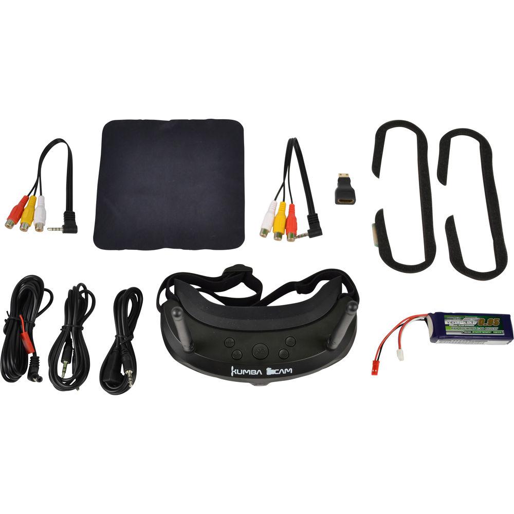 KumbaCam FPV Goggle Kit for Select Quadcopters, KumbaCam, FPV, Goggle, Kit, Select, Quadcopters