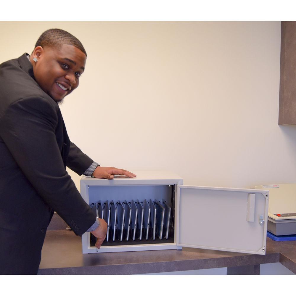 Luxor 12-Tablet Wall Desk Charging Box