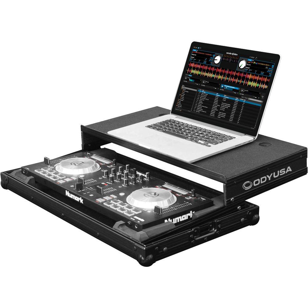Odyssey Innovative Designs Black Label Glide Style Hard-Case for Numark Mixtrack 3 and Mixtrack Pro 3 DJ Controllers