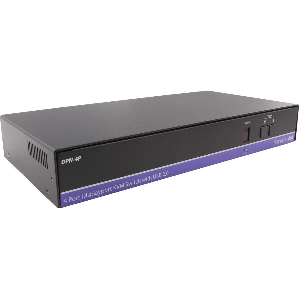 Smart-AVI DPN-4PS DisplayPort KVM Switch