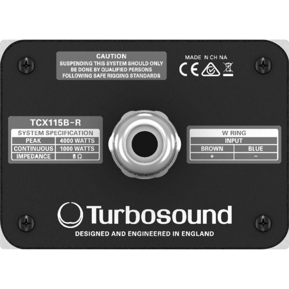 Turbosound Dublin TCX115B-R-WH 15" Band-Pass Weather-Resistant Subwoofer