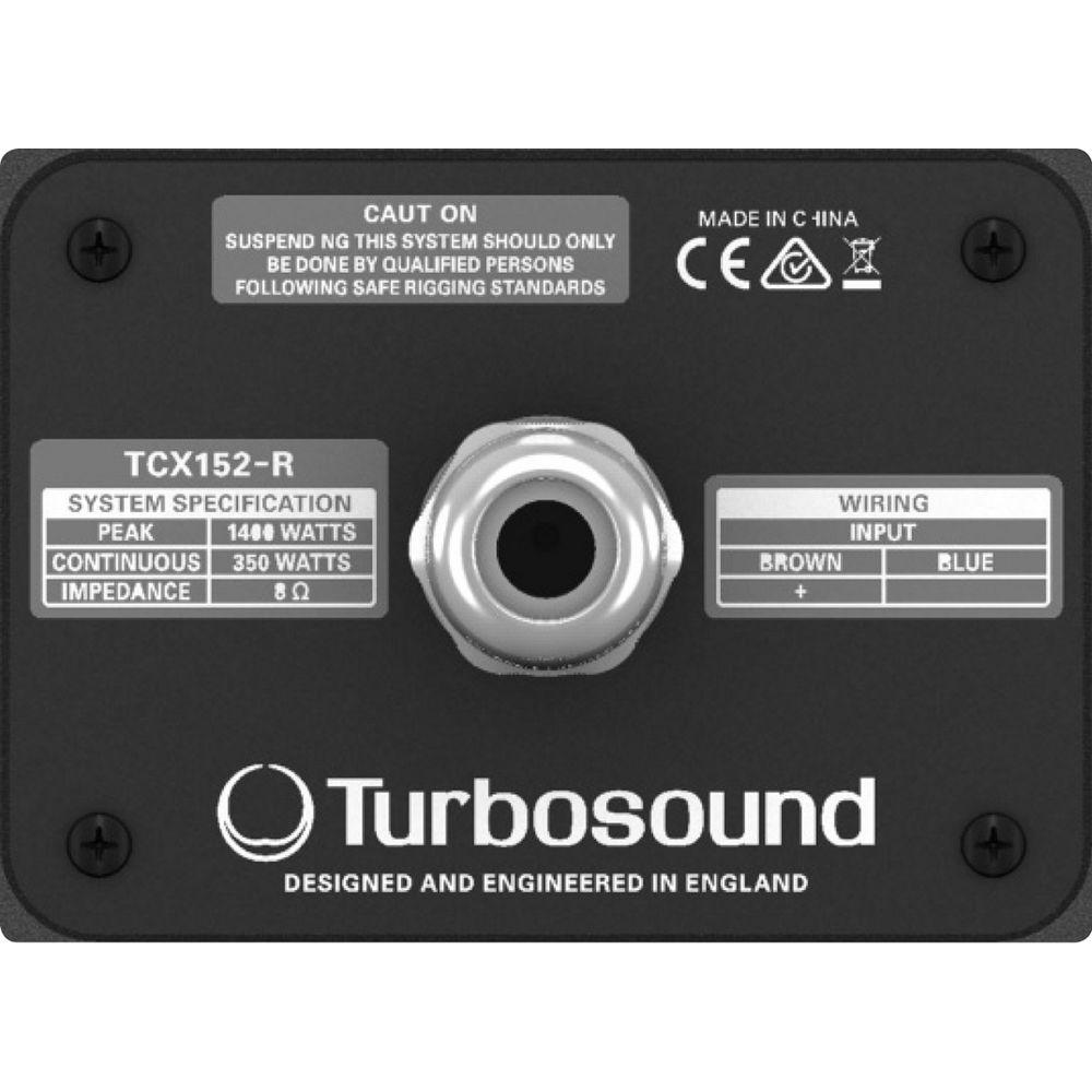 Turbosound Dublin TCX152-R 15" 2-Way Weather-Resistant Loudspeaker