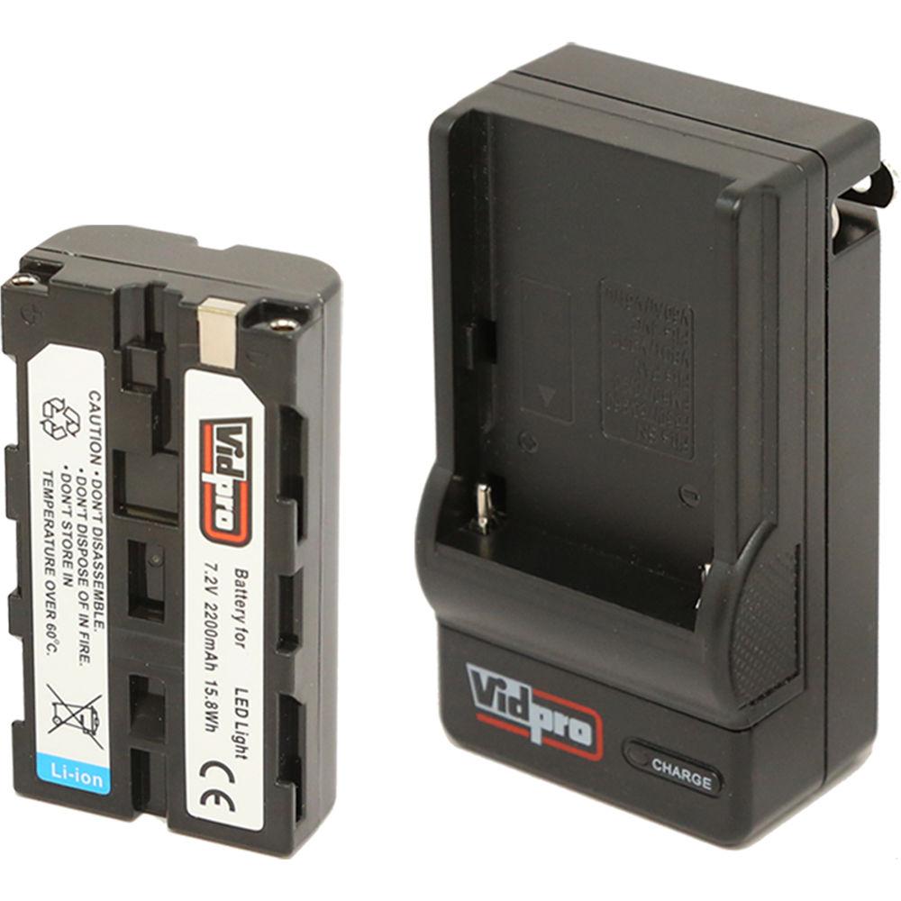 Vidpro LED-330 On-Camera LED Video Light Kit