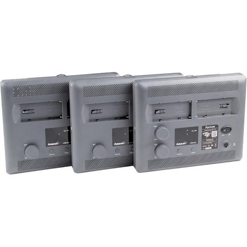 Aputure Amaran 3-Point 2-Daylight Spot, 1-Bi-Color Flood HR672 3-Light Kit