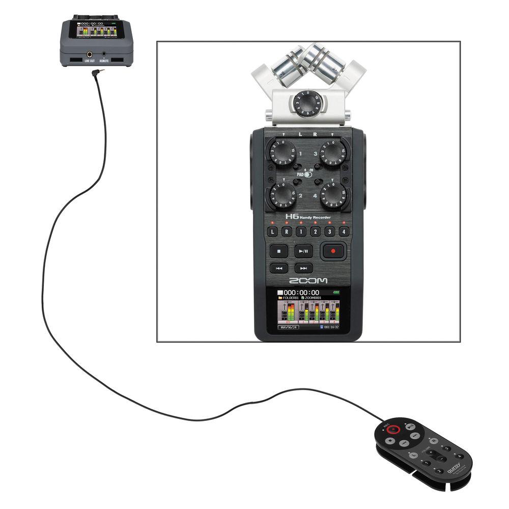 Auray RC-ZH6 Remote Control for Zoom H6 Handy Recorder