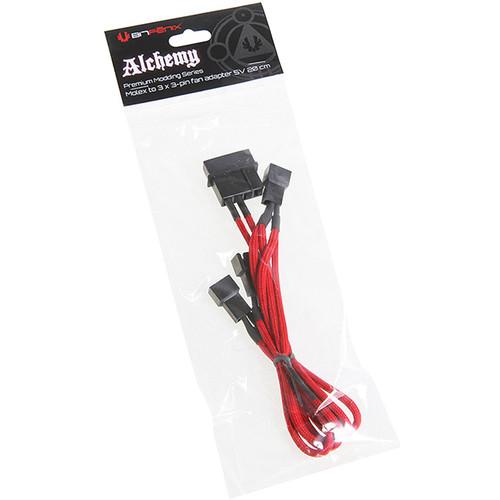 BitFenix Alchemy 5V 4-Pin Molex to 3 x Fan Adapter Cable