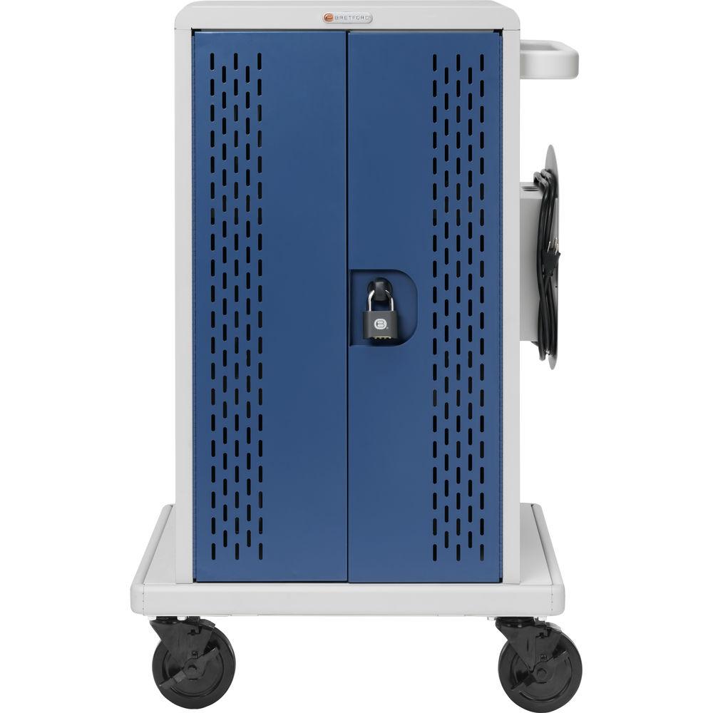 Bretford Core MS Store & Charge Cart with Rollers for 36 Chromebook Devices