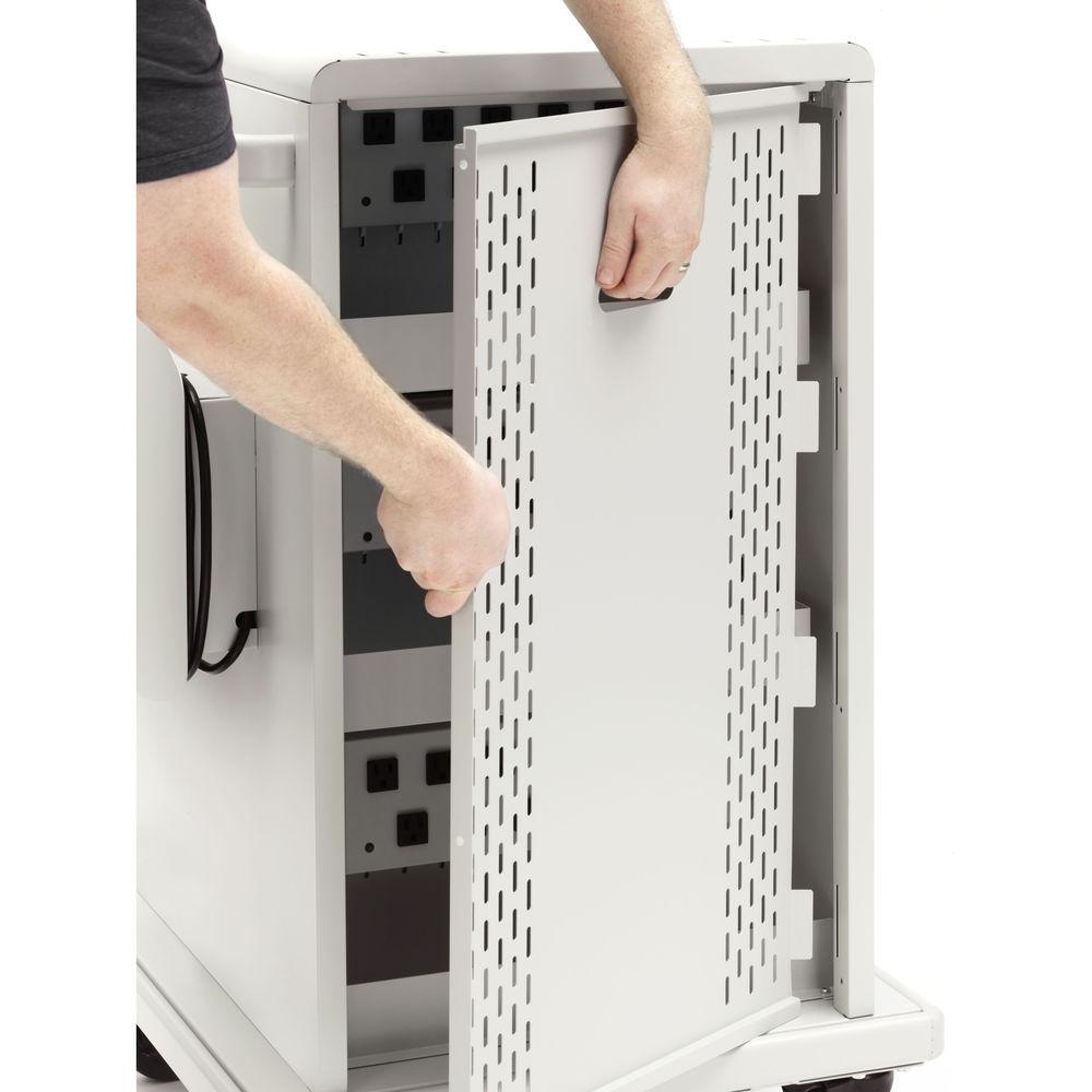 Bretford Core MS Store & Charge Cart with Rollers for 36 Chromebook Devices