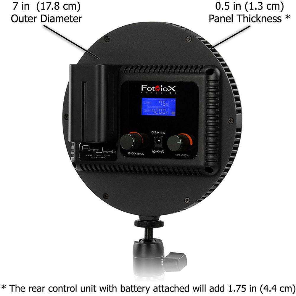 FotodioX C-200RS FlapJack LED Bi-Color Edge Light