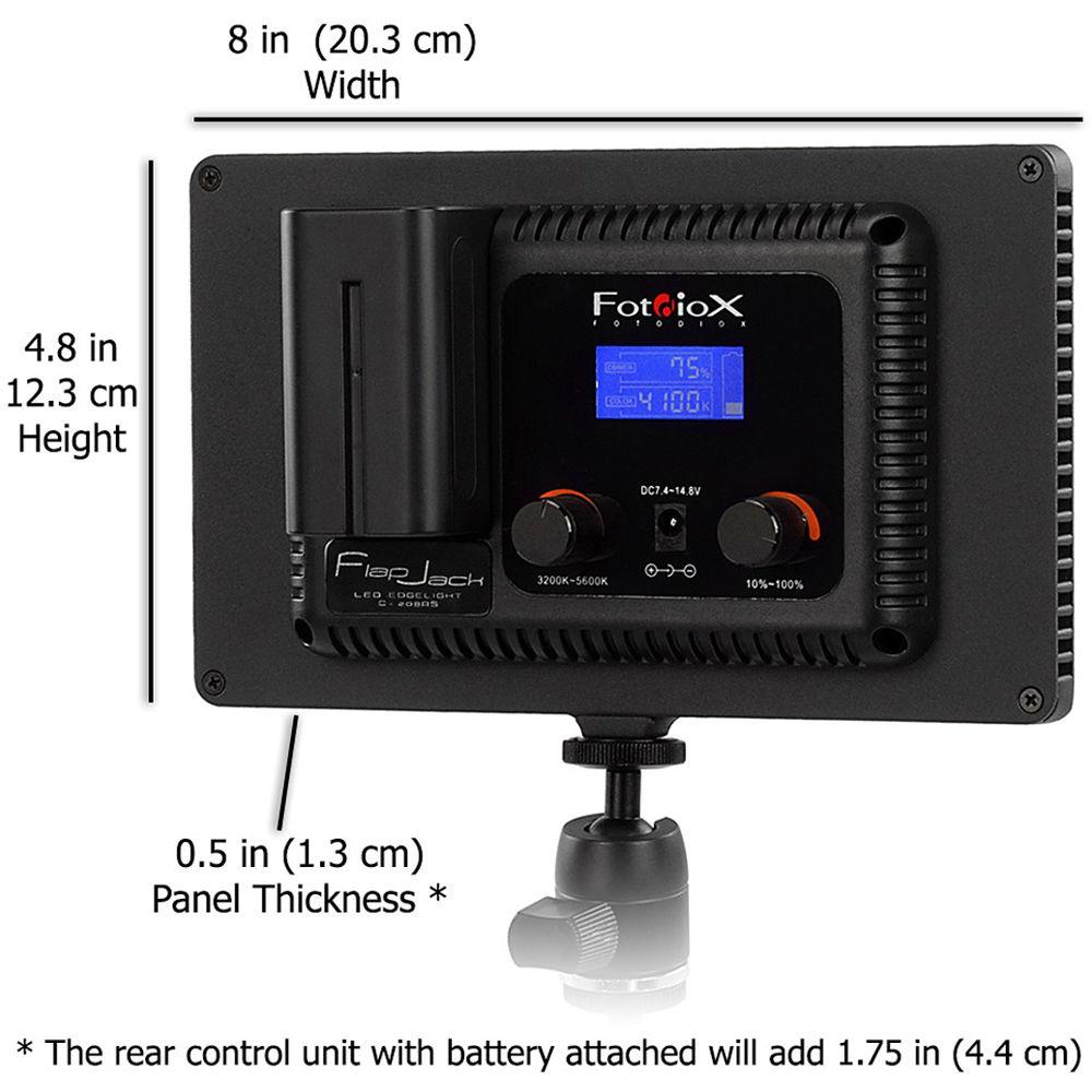 FotodioX C-208AS FlapJack LED Bi-Color Edge Light