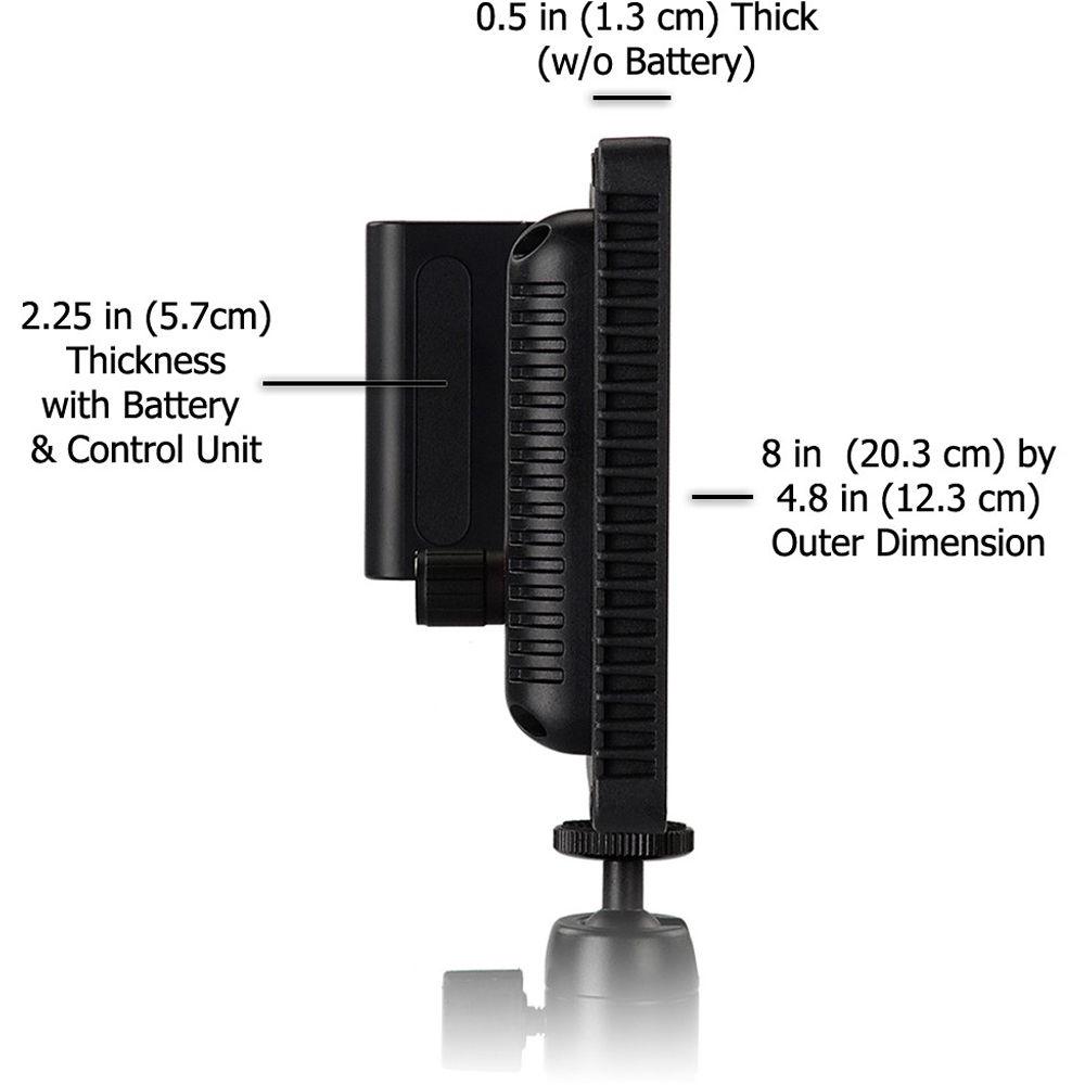 FotodioX C-208AS FlapJack LED Bi-Color Edge Light