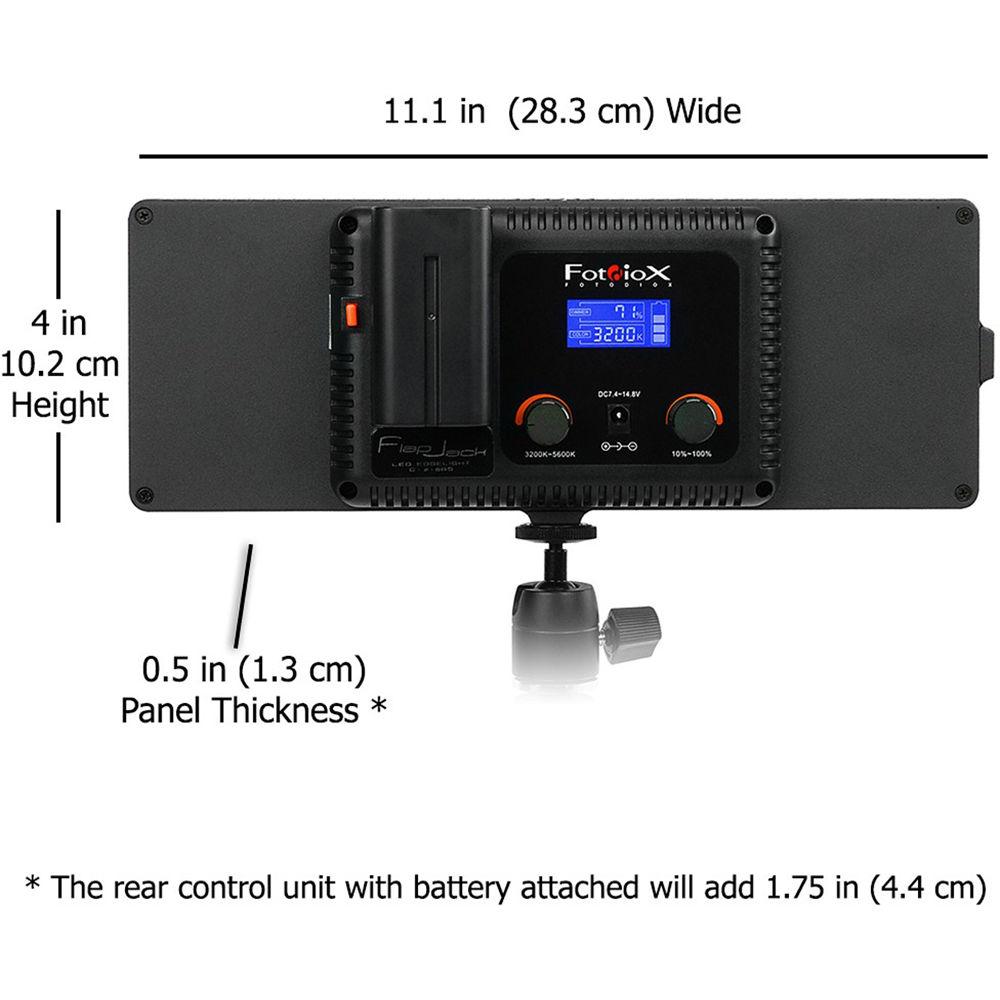 FotodioX C-218AS FlapJack LED Bi-Color Edge Light