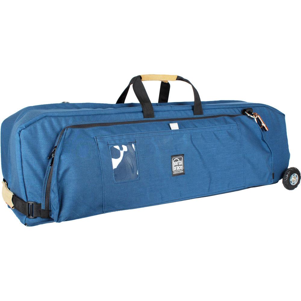 Porta Brace Wheeled C-Stand Carrying Case with CS-B9 Accessory Pouch and SAN-2B Sand Bag for Up to 37" C-Stand