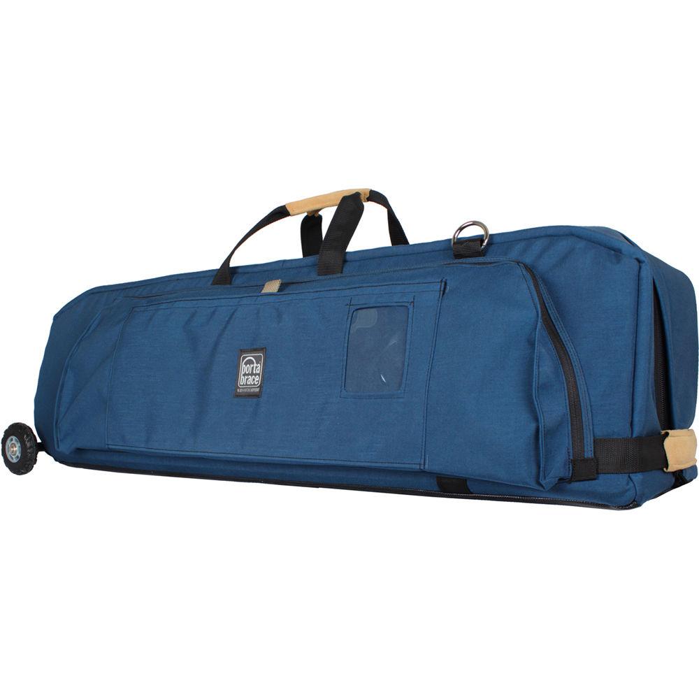 Porta Brace Wheeled C-Stand Carrying Case with CS-B9 Accessory Pouch and SAN-2B Sand Bag for Up to 37" C-Stand