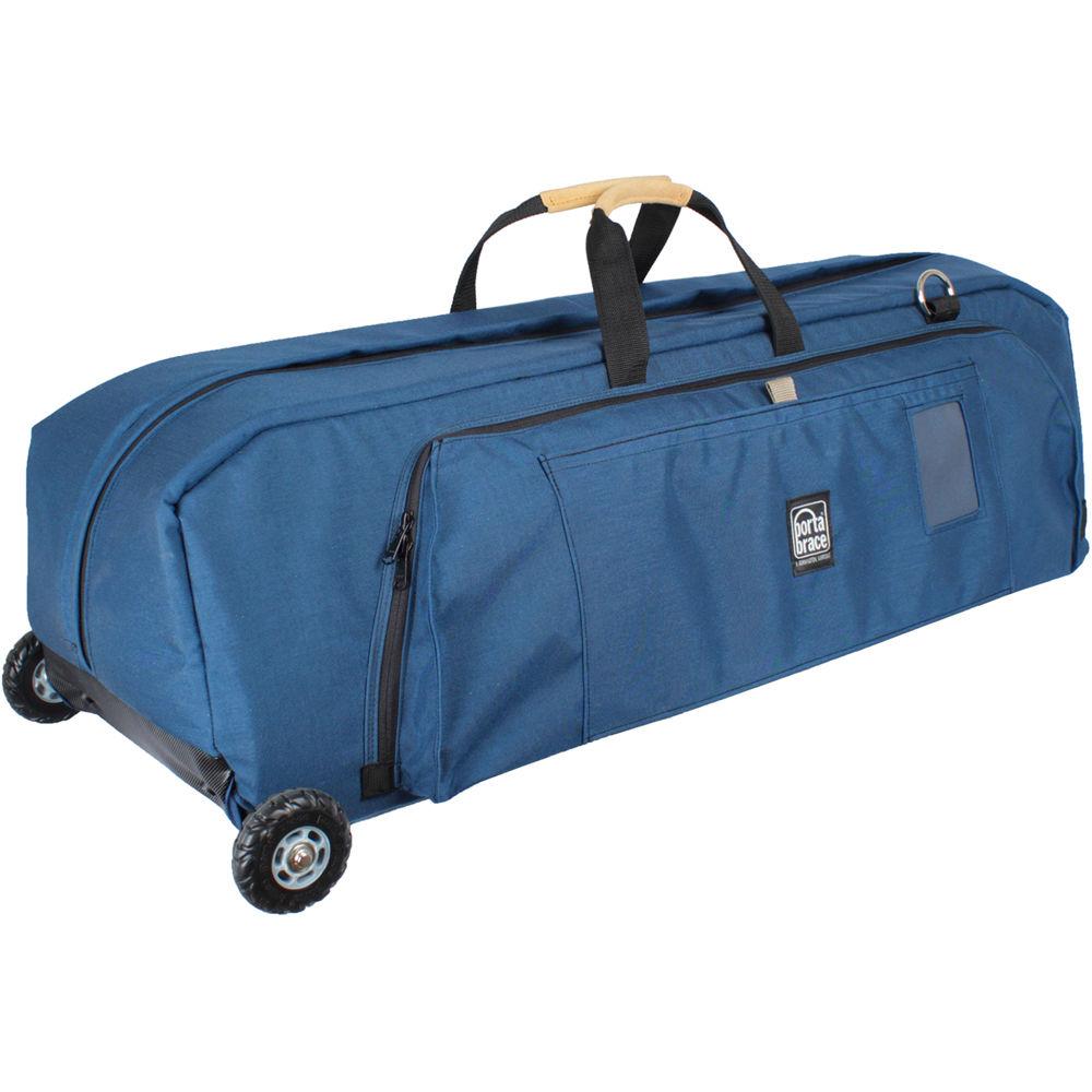 Porta Brace Wheeled C-Stand Carrying Case with CS-B9 Accessory Pouch and SAN-2B Sand Bag for Up to 37" C-Stand