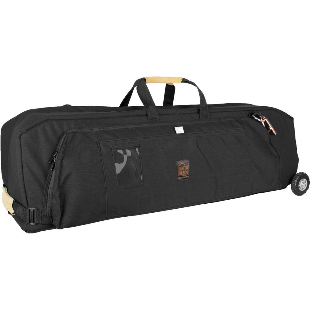 Porta Brace Wheeled C-Stand Carrying Case with CS-B9 Accessory Pouch and SAN-2B Sand Bag for Up to 37" C-Stand