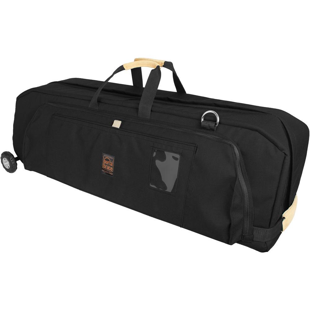 Porta Brace Wheeled C-Stand Carrying Case with CS-B9 Accessory Pouch and SAN-2B Sand Bag for Up to 37" C-Stand