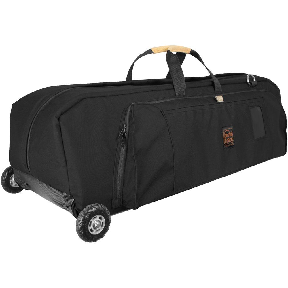 Porta Brace Wheeled C-Stand Carrying Case with CS-B9 Accessory Pouch and SAN-2B Sand Bag for Up to 37" C-Stand