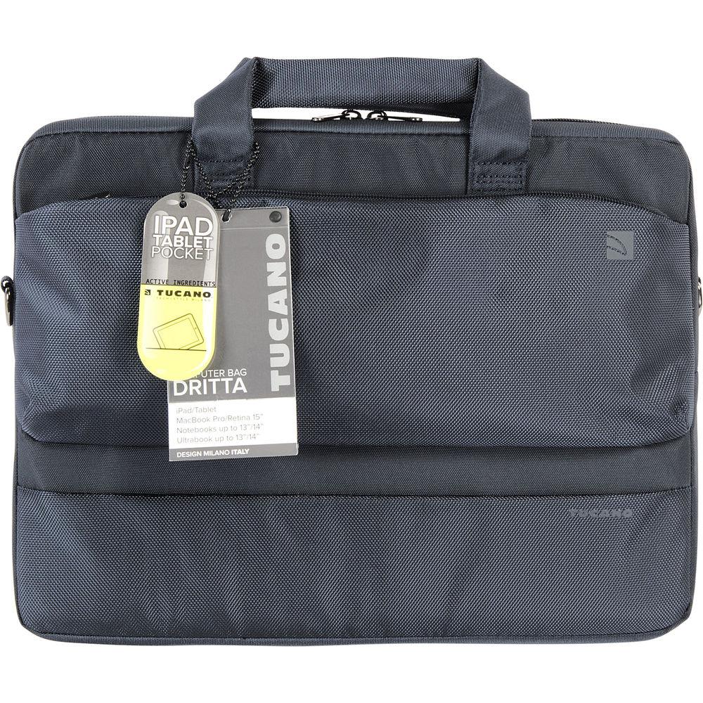 Tucano Dritta Slim 14 Bag for 15" MacBook Pro with Retina Display or 13" 14" Notebook