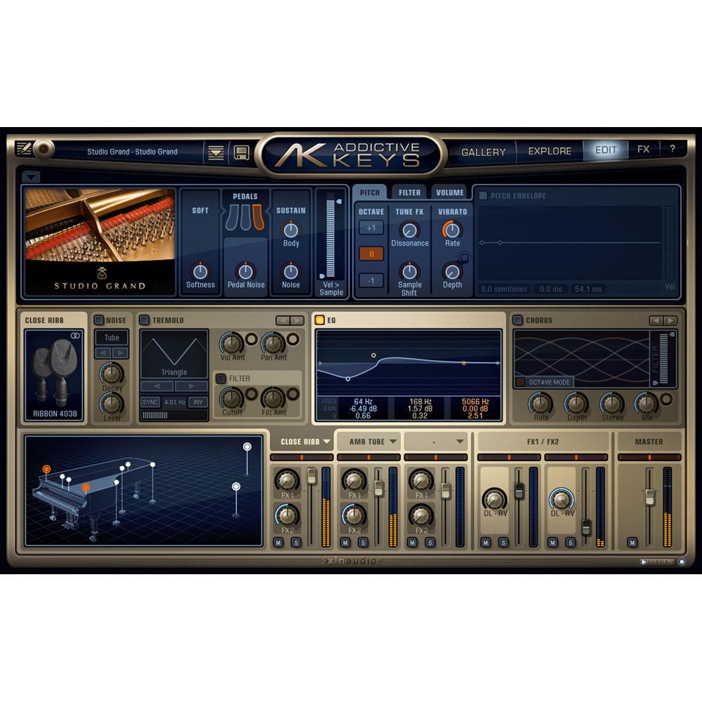 XLN Audio Addictive Keys: Studio Grand - Virtual Grand Piano
