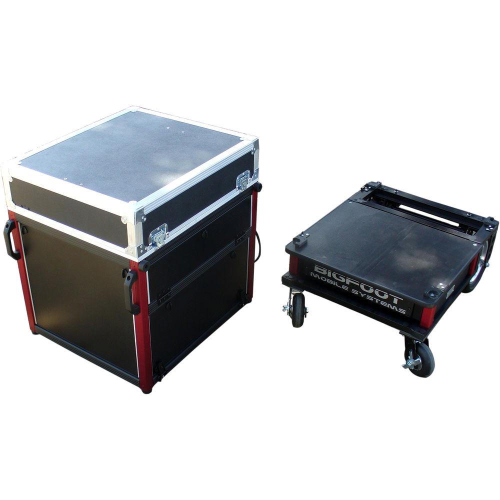 BigFoot Side Style Operation Cart with Adjustable In-Lid Monitor Mount for Select Computers