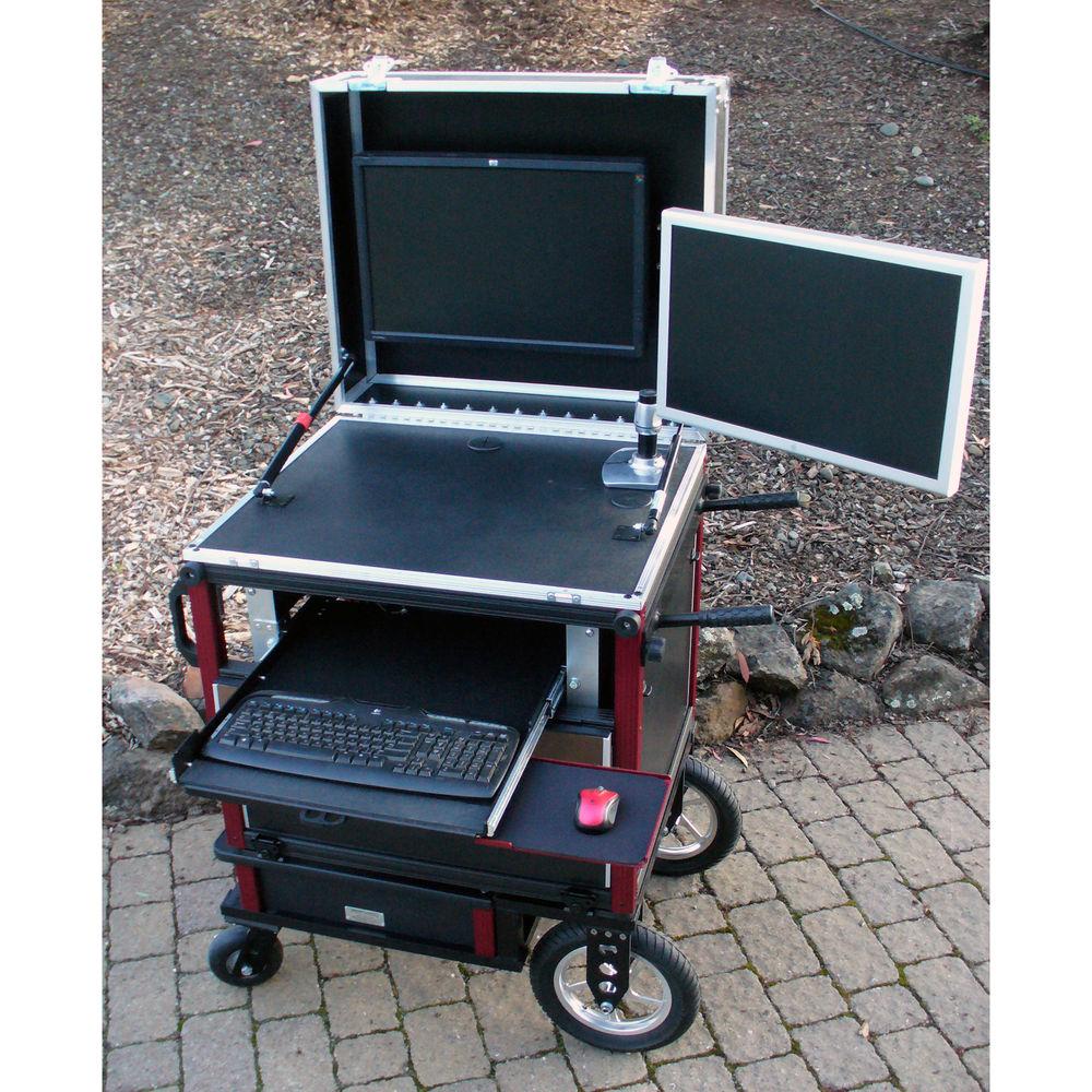 BigFoot Side Style Operation Cart with Adjustable In-Lid Monitor Mount for Select Computers, BigFoot, Side, Style, Operation, Cart, with, Adjustable, In-Lid, Monitor, Mount, Select, Computers