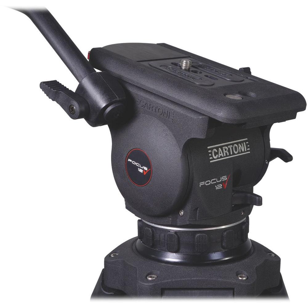 Cartoni Focus 12 Fluid Head with A627 Tripod Legs & Mid-Spreader