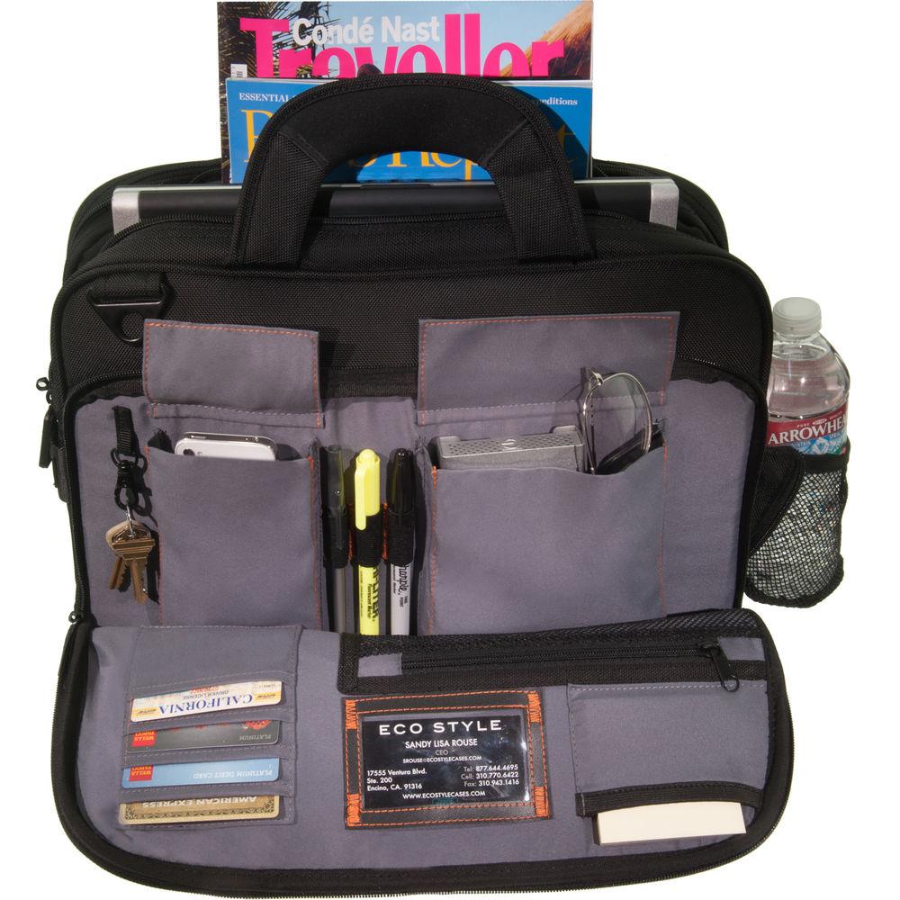 ECO STYLE Luxe Checkpoint Friendly TopLoad Case for 15.6" Laptop