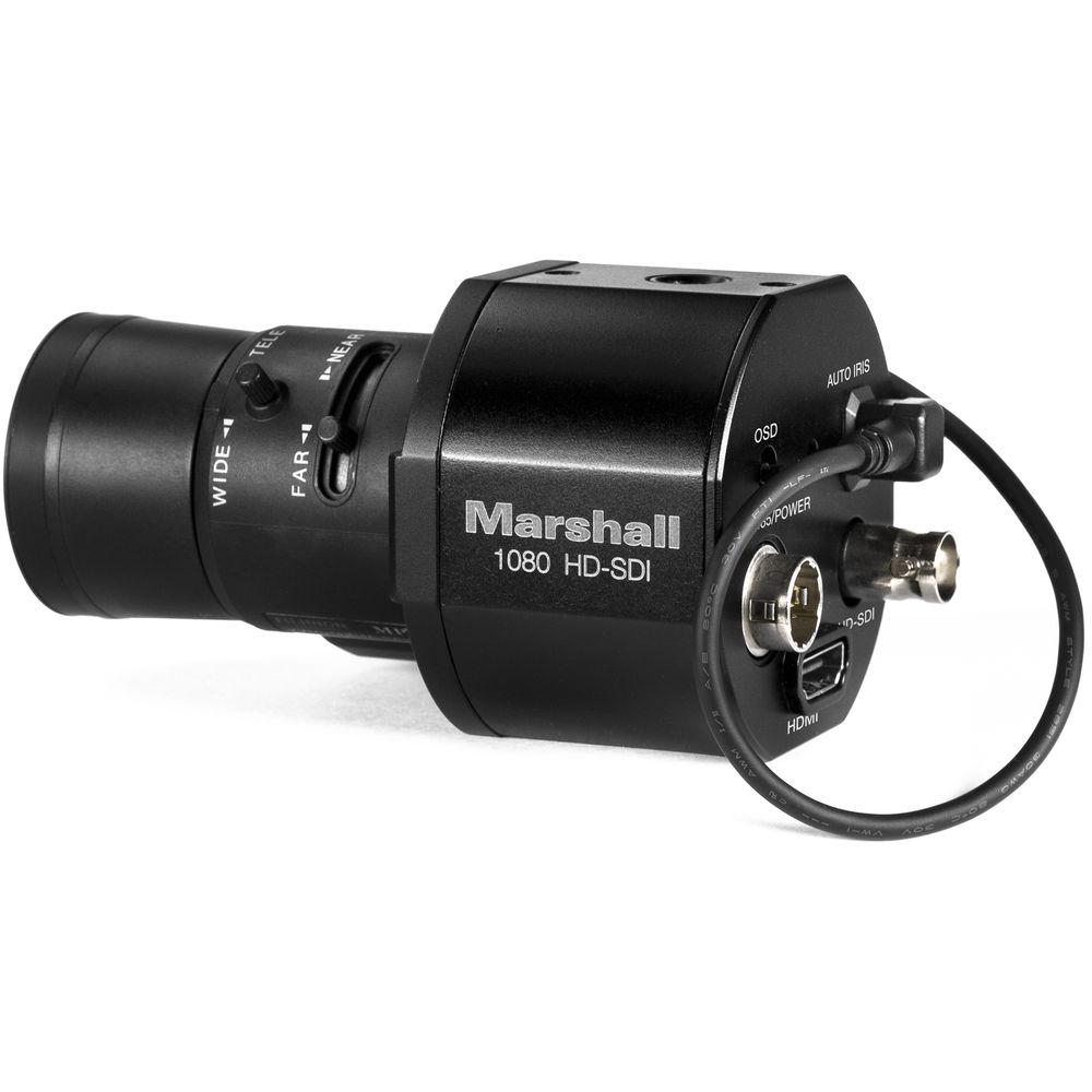 Marshall Electronics CV345-CSB 2.5MP 3G-SDI HDMI Compact Broadcast Compatible Camera, Marshall, Electronics, CV345-CSB, 2.5MP, 3G-SDI, HDMI, Compact, Broadcast, Compatible, Camera