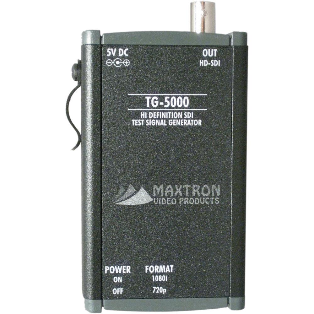 Maxtron TG-5000B Dual-Format HD-SDI Pattern Generator with Internal Lithium-Ion Battery, Maxtron, TG-5000B, Dual-Format, HD-SDI, Pattern, Generator, with, Internal, Lithium-Ion, Battery