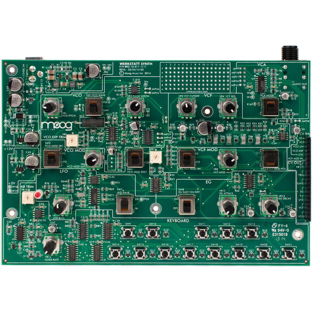 Moog Werkstatt-01: Moogfest 2014 Kit Analog Synthesizer