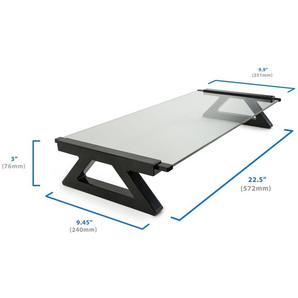 Mount-It! MI-7240 Ergonomic Slim Glass Stand
