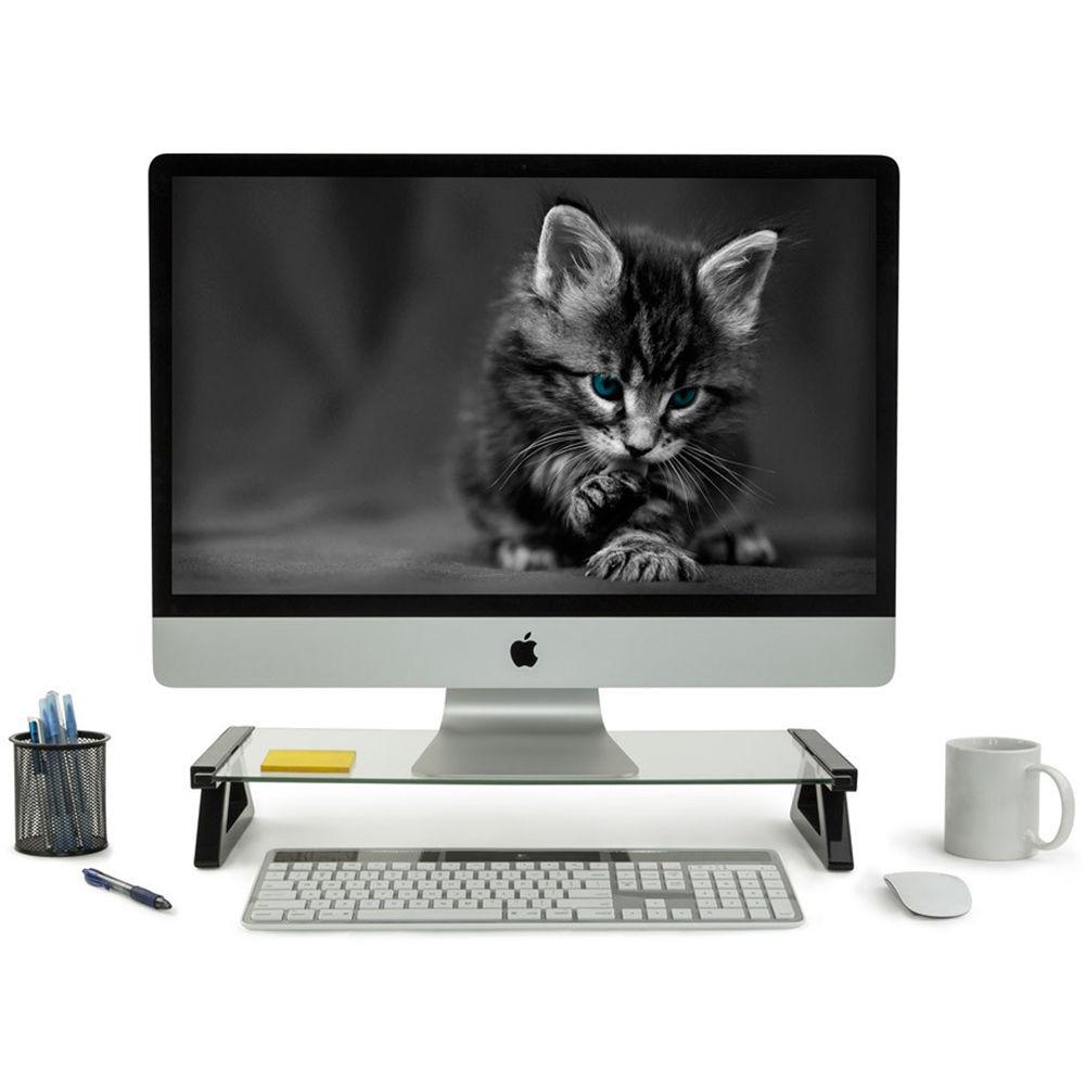 Mount-It! MI-7240 Ergonomic Slim Glass Stand