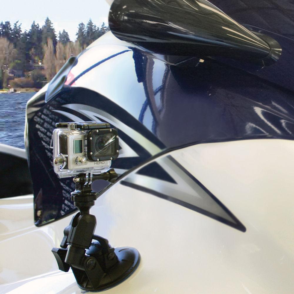 PANAVISE ActionGrip 3-N-1 Suction Cup Action Cam Mount Kit