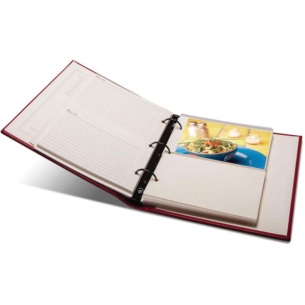 Print File Gallery Leather Padded Recipe Album