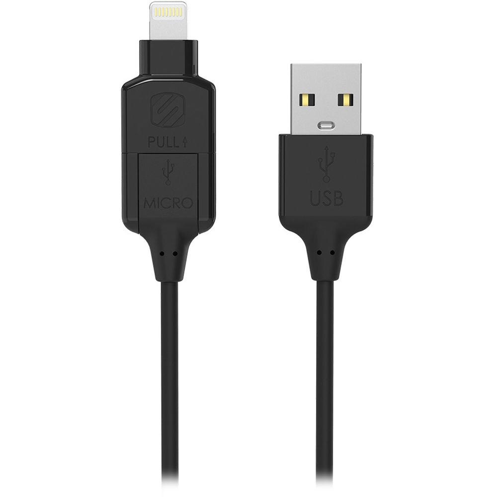 Scosche StrikeLine Pro Lightning & micro-USB Charge & Sync Cable