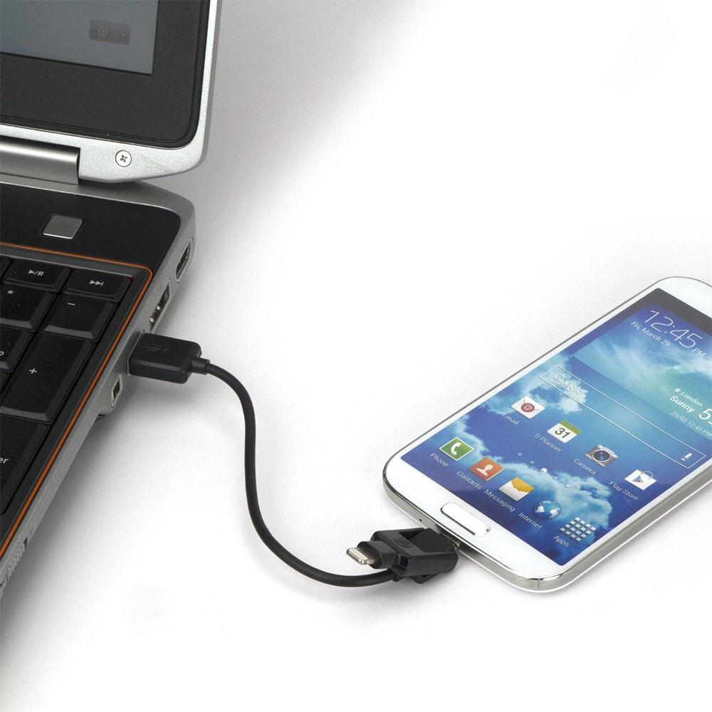 Scosche StrikeLine Pro Lightning & micro-USB Charge & Sync Cable